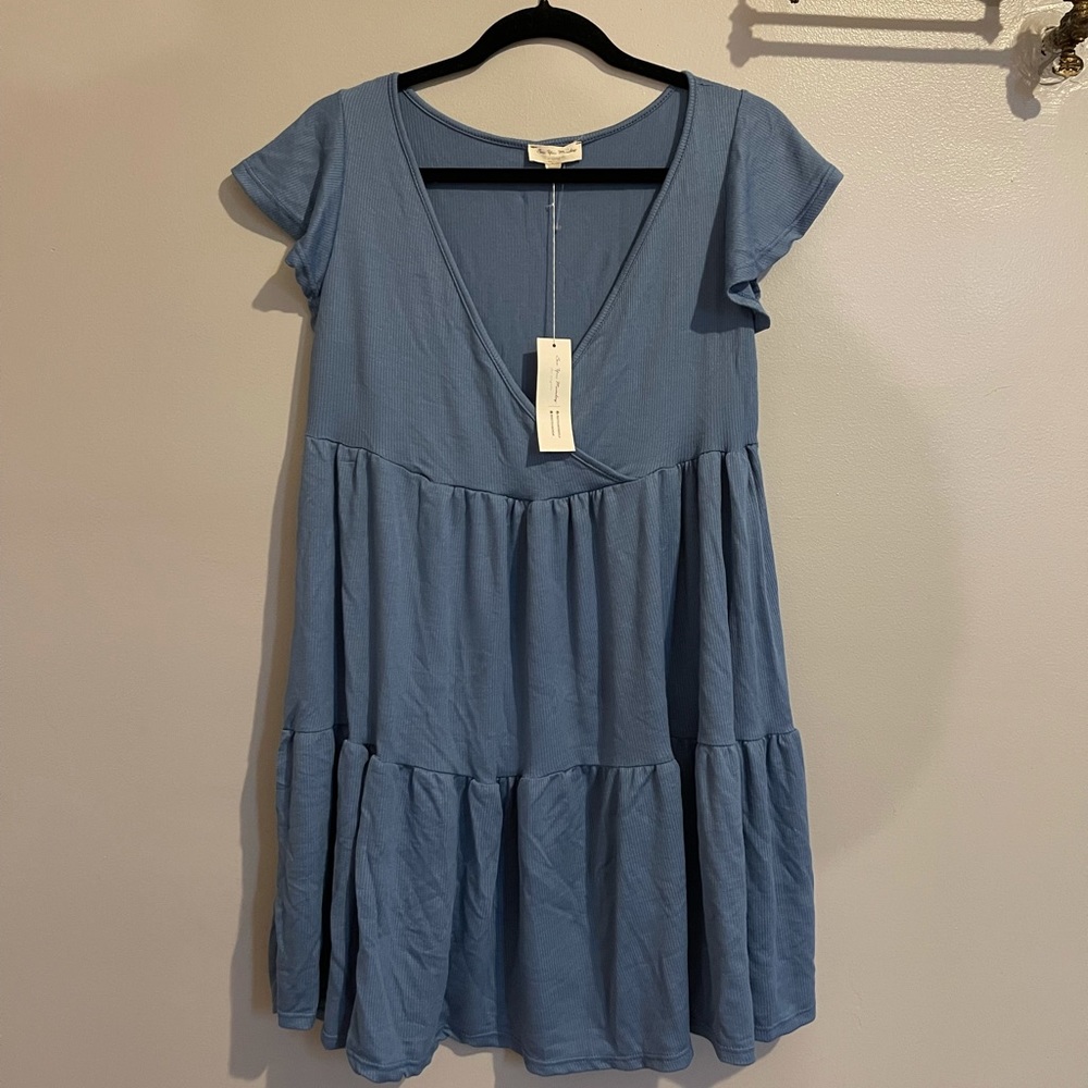 See You Monday Tiered Mini Dress